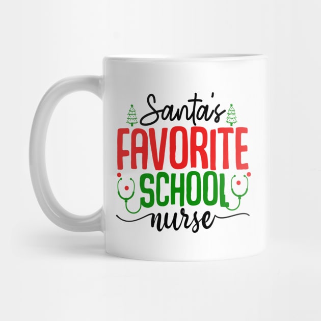 santas favorite school nurse by MZeeDesigns